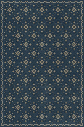 spicher and company classic vinyl pattern 45 indigoticus rug