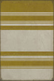 spicher and company classic vinyl pattern 50 organic stripes yellow and white rug