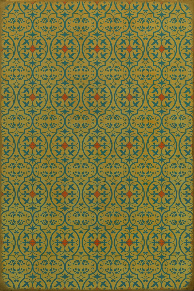 spicher and company classic vinyl pattern 51 little madness in the spring rug