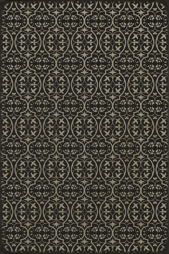 spicher and company classic vinyl pattern 51 he kindly stopped for me rug