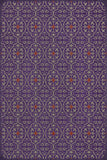 spicher and company classic vinyl pattern 51 i shall wear purple rug