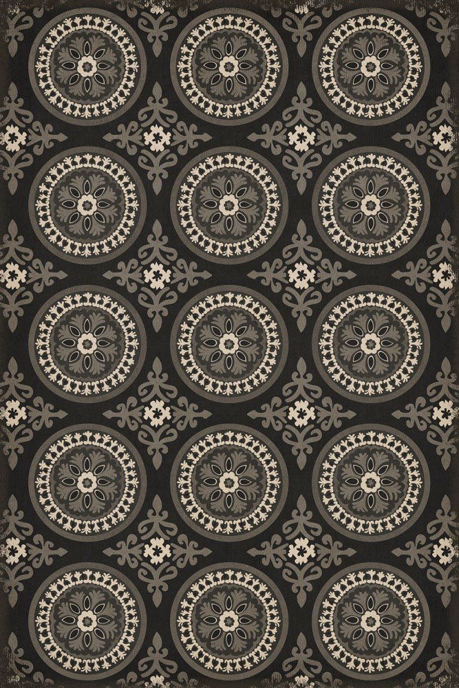 spicher and company classic vinyl pattern 43 karma rug