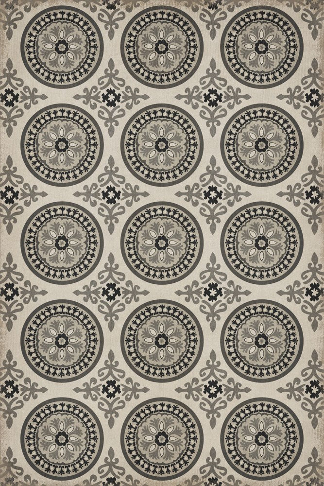spicher and company classic vinyl pattern 43 peace rug