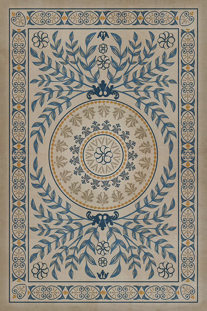spicher and company classic vinyl pattern 40 villa deste rug