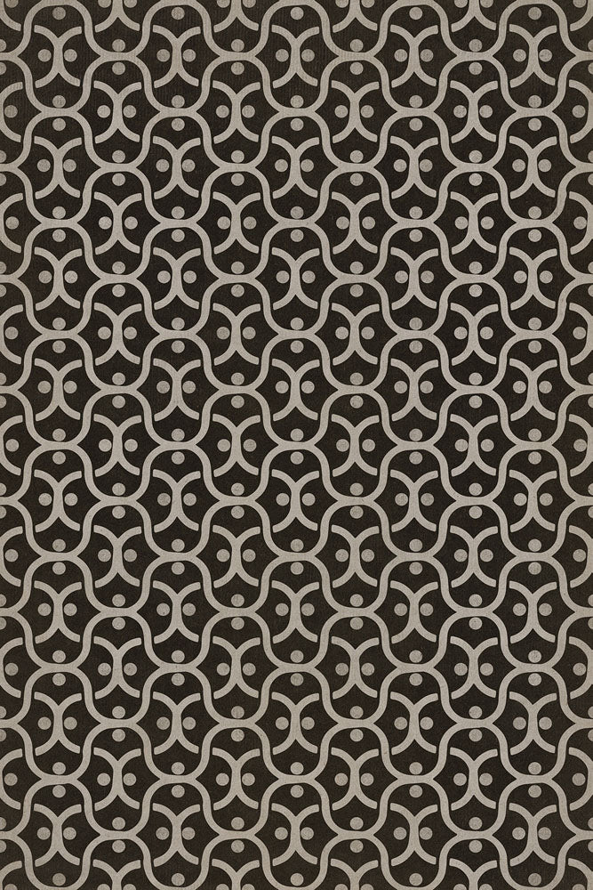 spicher and company classic vinyl pattern 47 black russian rug