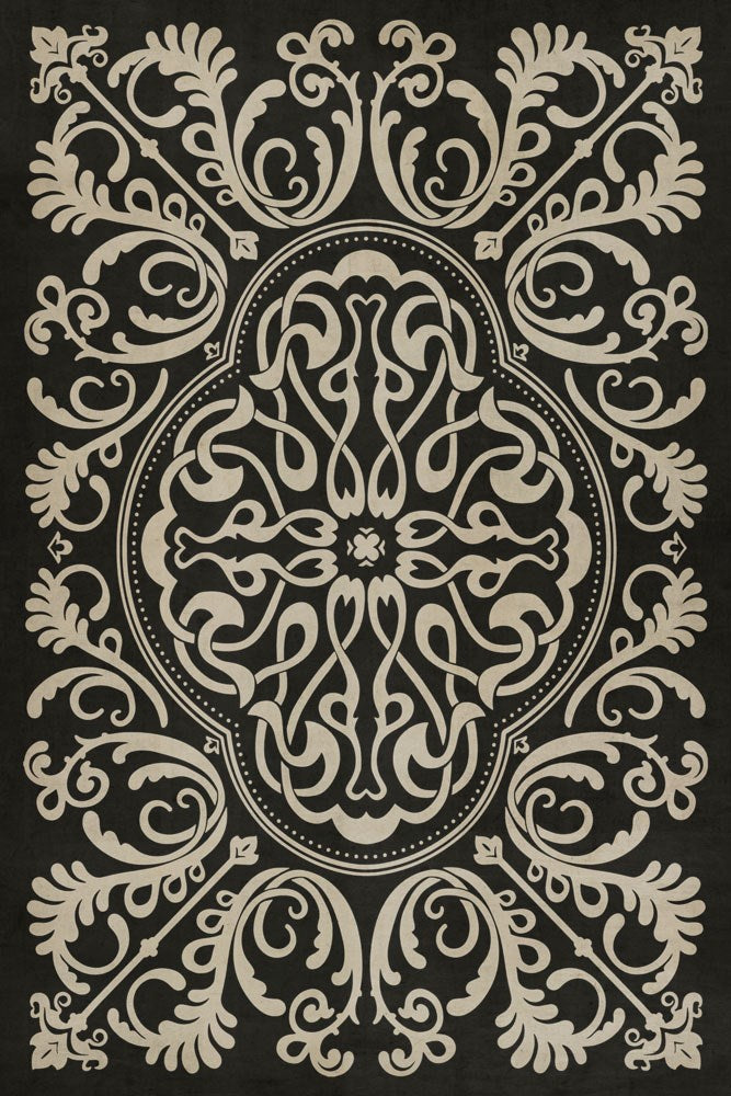 spicher and company classic vinyl pattern 39 blackjack rug