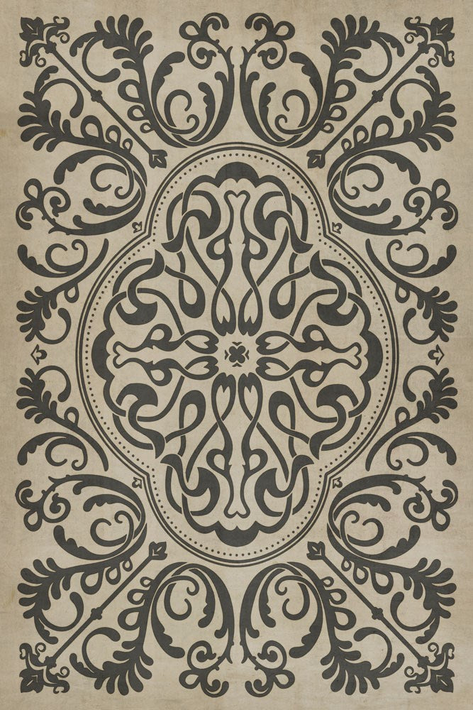 spicher and company classic vinyl pattern 39 crazy eights rug