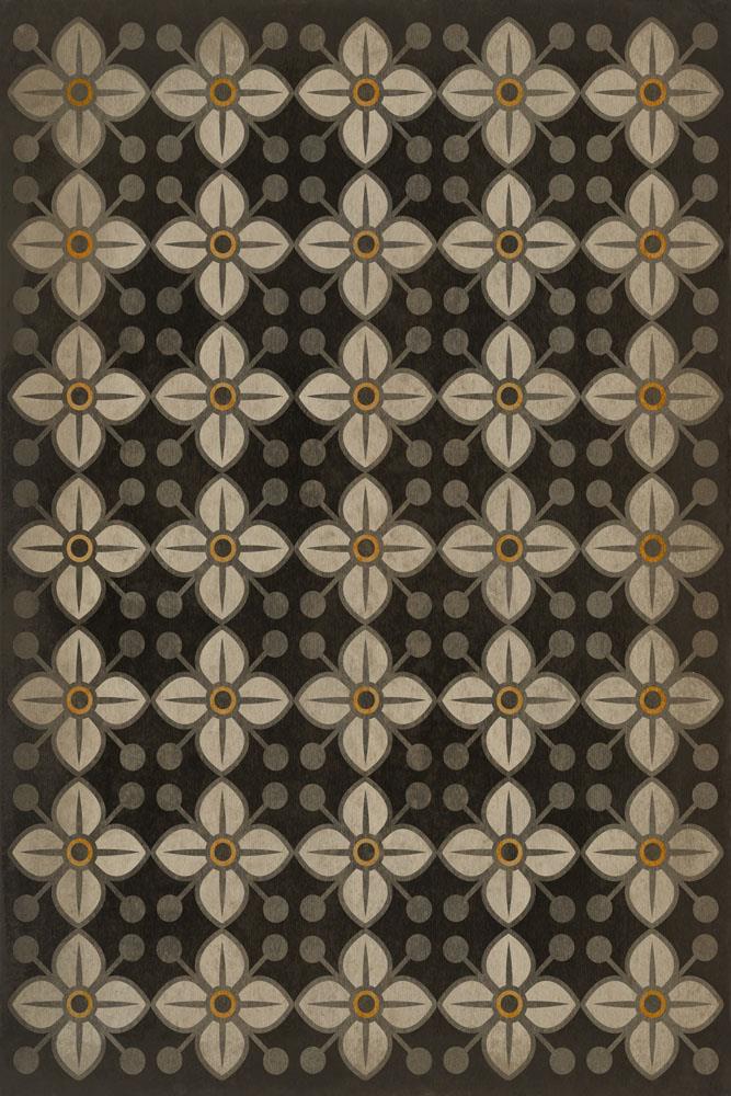 spicher and company classic vinyl pattern 32 daffodils rug