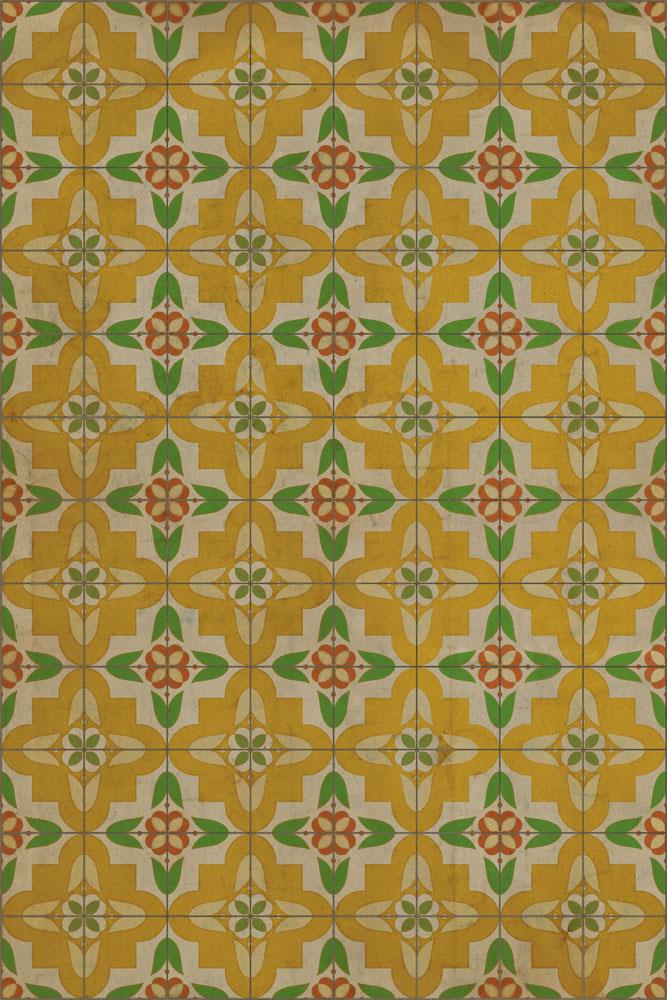 spicher and company classic vinyl pattern 33 bright and early rug
