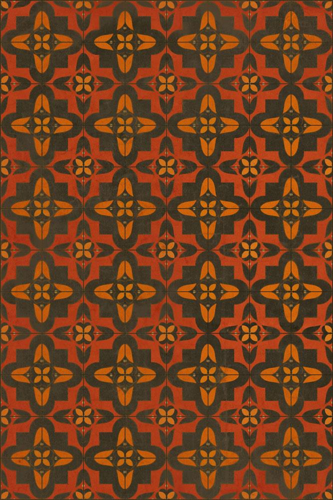 spicher and company classic vinyl pattern 33 red baron rug