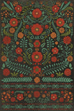 spicher and company classic vinyl pattern 36 a garden to walk in rug