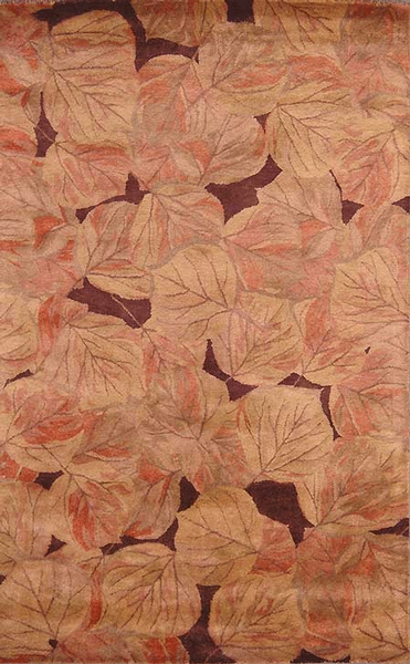 HRI Botanical 2131 Brown Rug