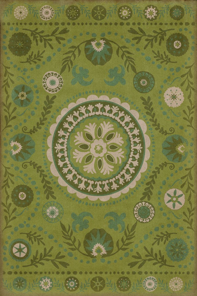 spicher and company classic vinyl pattern 38 a garden path rug