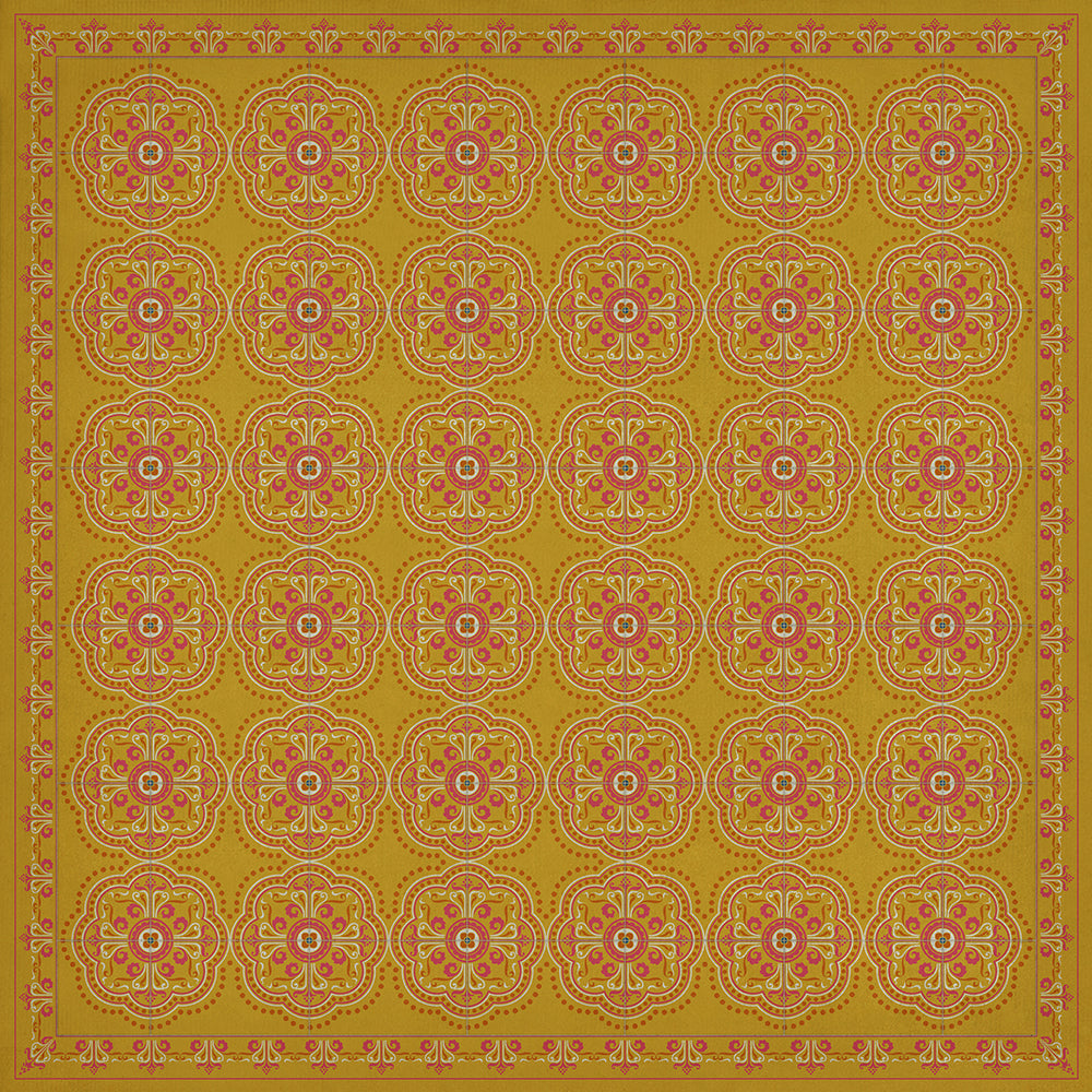 spicher and company classic vinyl pattern 28 good morning sunshine rug