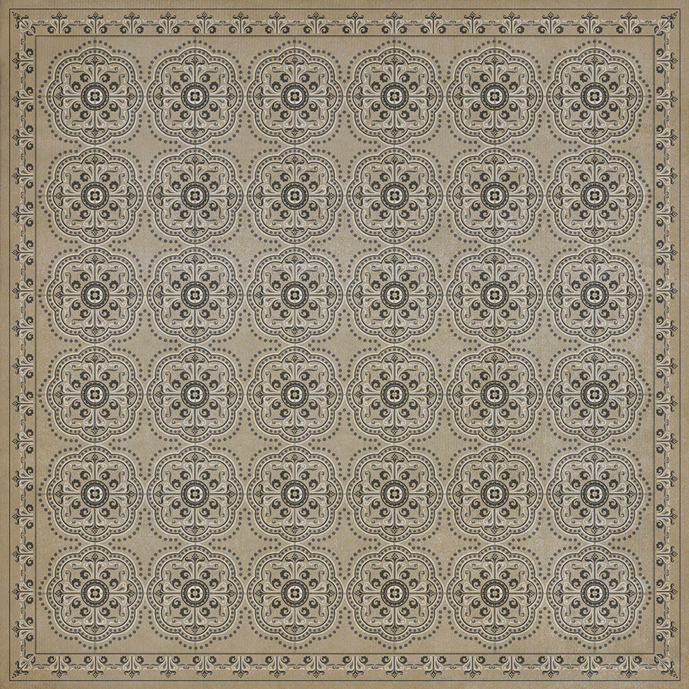 spicher and company classic vinyl pattern 28 what lies in front of you rug