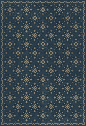 spicher and company classic vinyl pattern 45 indigoticus rug
