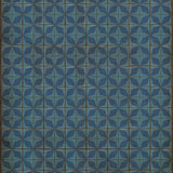 spicher and company classic vinyl pattern 54 blue moon rug