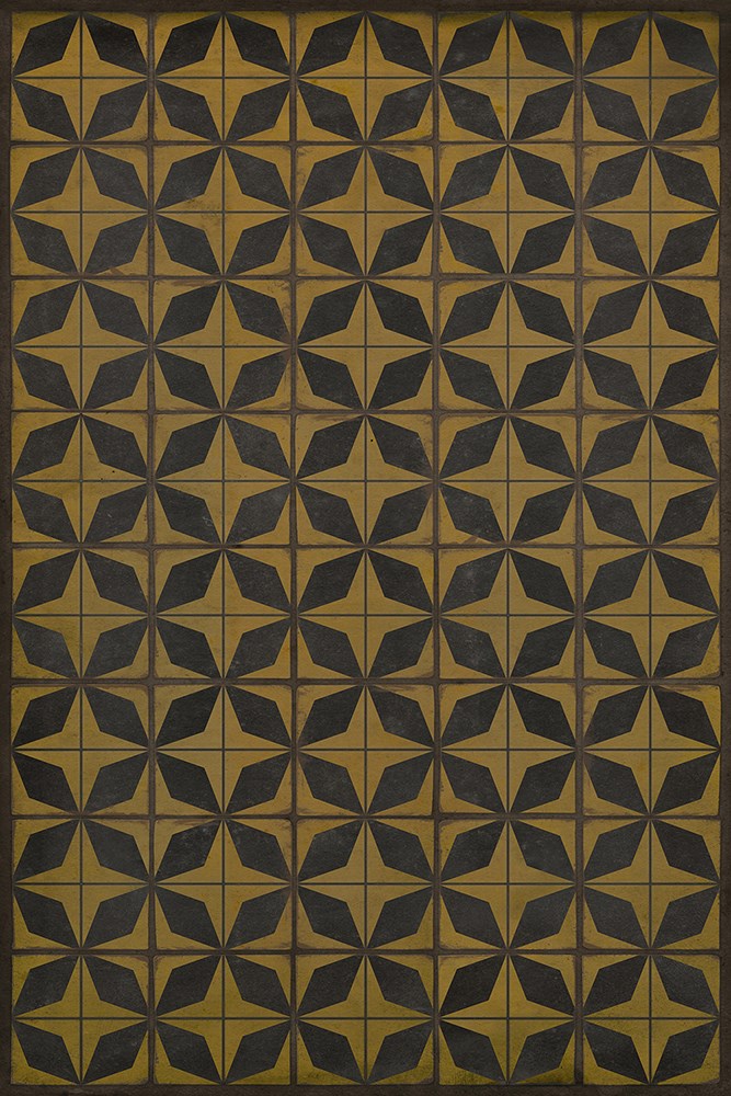 spicher and company classic vinyl pattern 54 cosmic ray rug