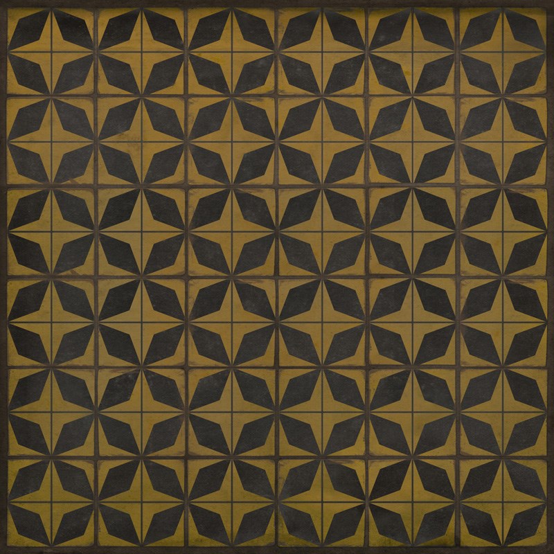 spicher and company classic vinyl pattern 54 cosmic ray rug