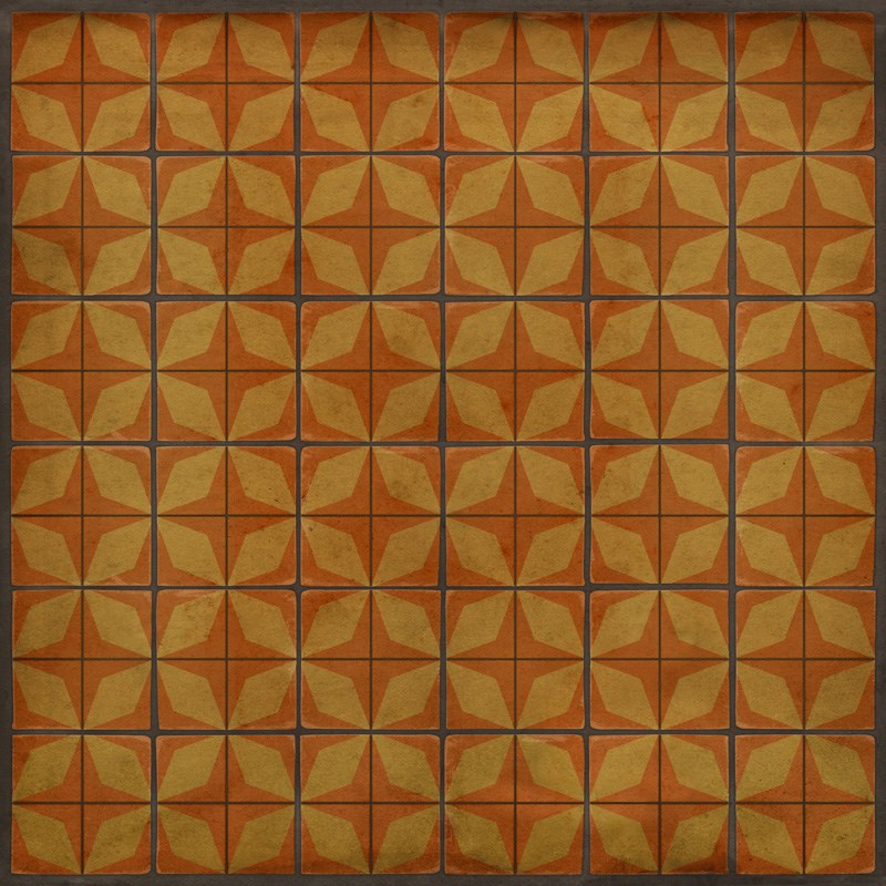 spicher and company classic vinyl pattern 54 fireball rug