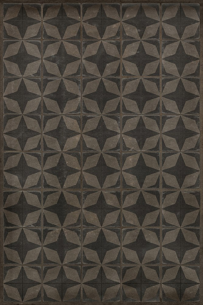 spicher and company classic vinyl pattern 54 meteor shower rug