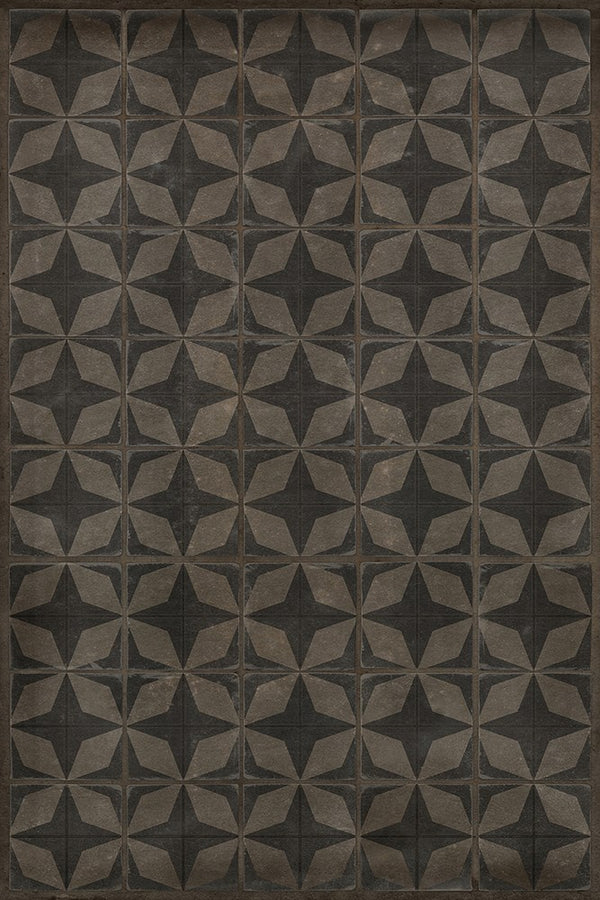spicher and company classic vinyl pattern 54 meteor shower rug
