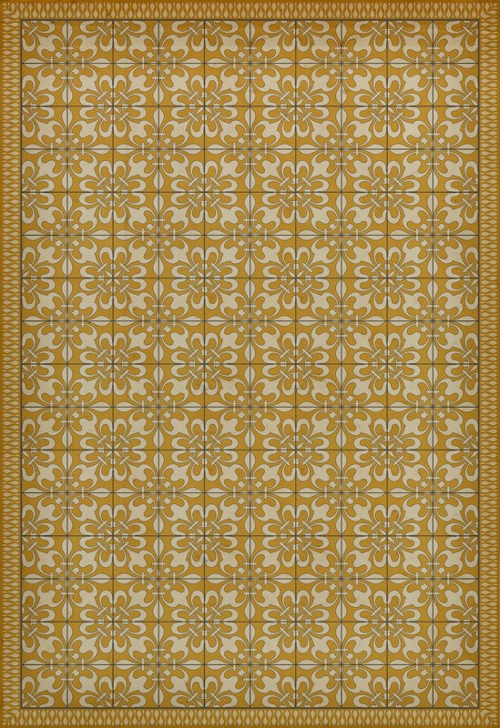 spicher and company classic vinyl pattern 55 busy as a bee rug