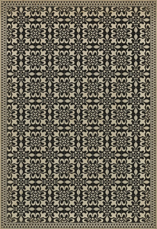 spicher and company classic vinyl pattern 55 gates of horn and ivory rug