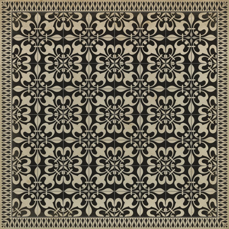 spicher and company classic vinyl pattern 55 gates of horn and ivory rug