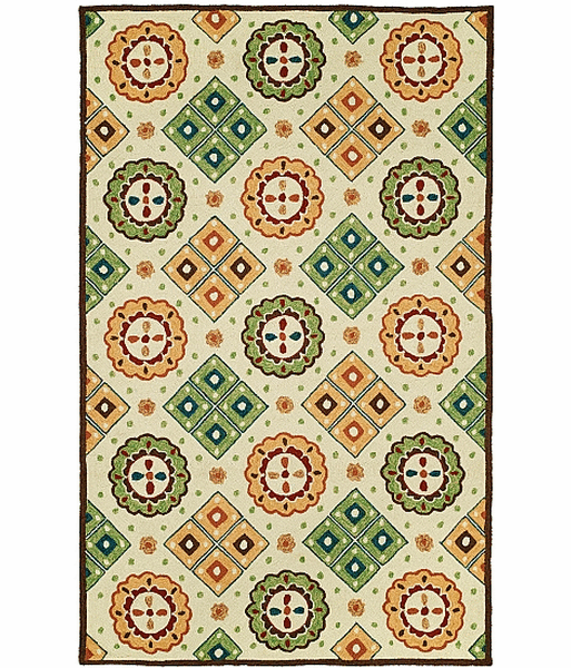 HRI Bel Air 23478Z3 Ivory Rug
