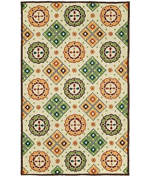 HRI Bel Air 23478Z3 Ivory Rug