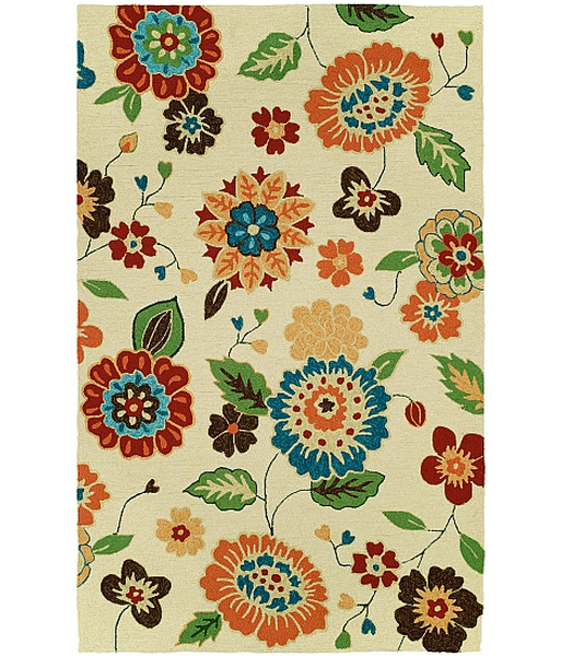 HRI Bel Air 23496Z3 Ivory Rug