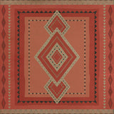spicher and company classic vinyl pattern 61 hippie rug