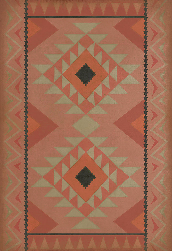 spicher and company classic vinyl pattern 62 peacenik rug