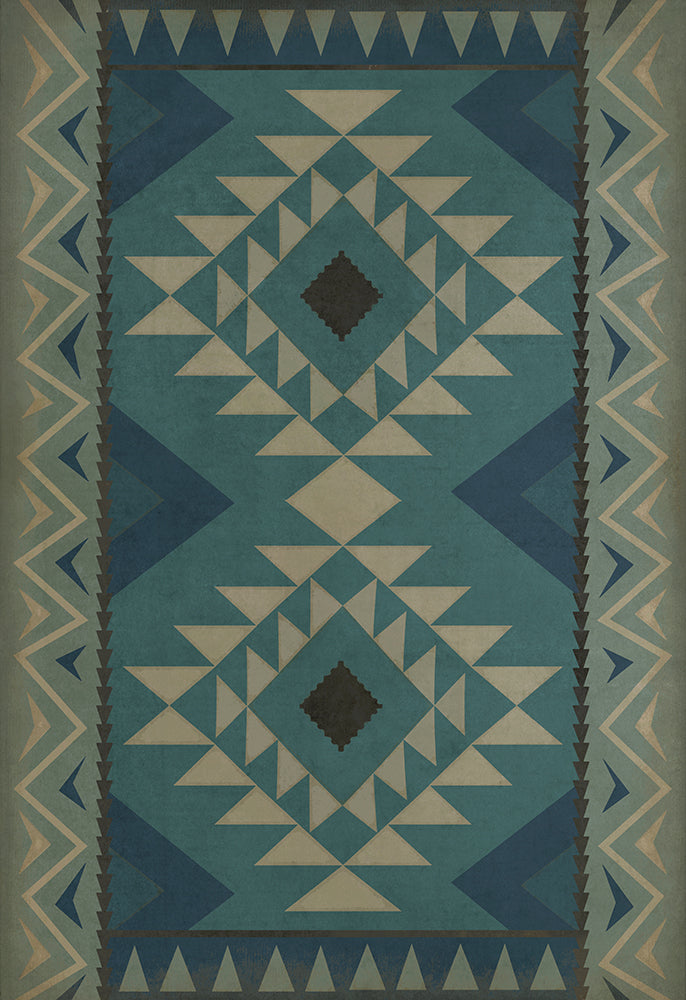 spicher and company classic vinyl pattern 62 wanderer rug