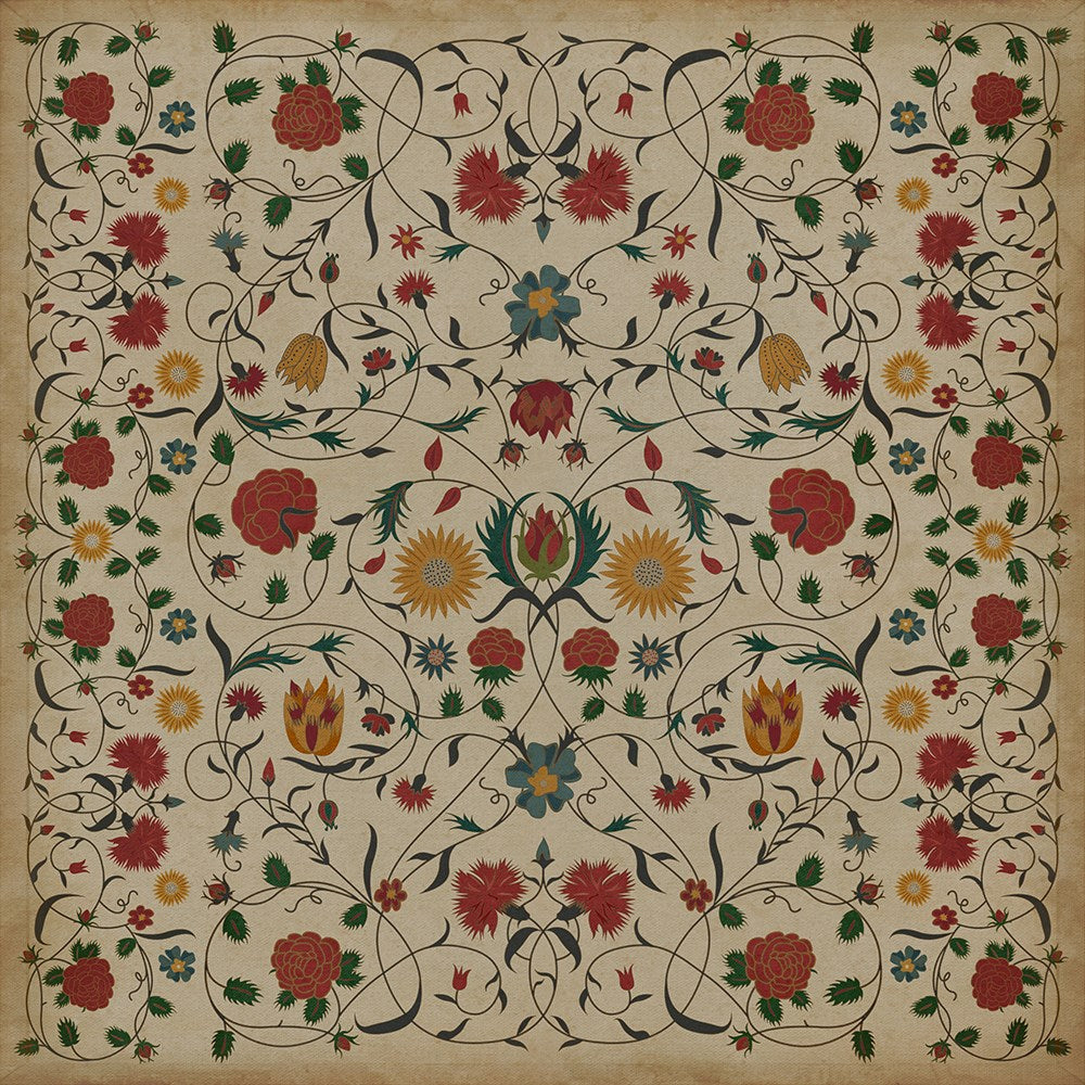 spicher and company williamsburg floral abigail rug