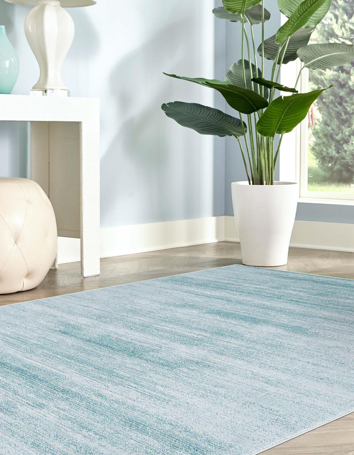unique loom uptown madison avenue uptown  turquoise rug