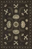 spicher and company williamsburg applique stitches of the hours rug