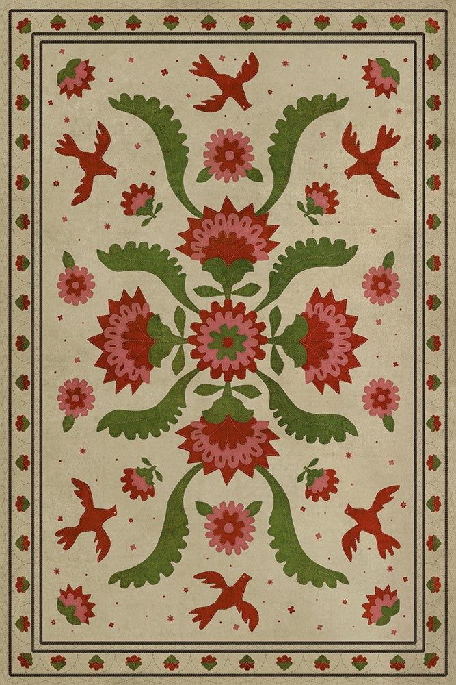 spicher and company williamsburg applique the frolic rug