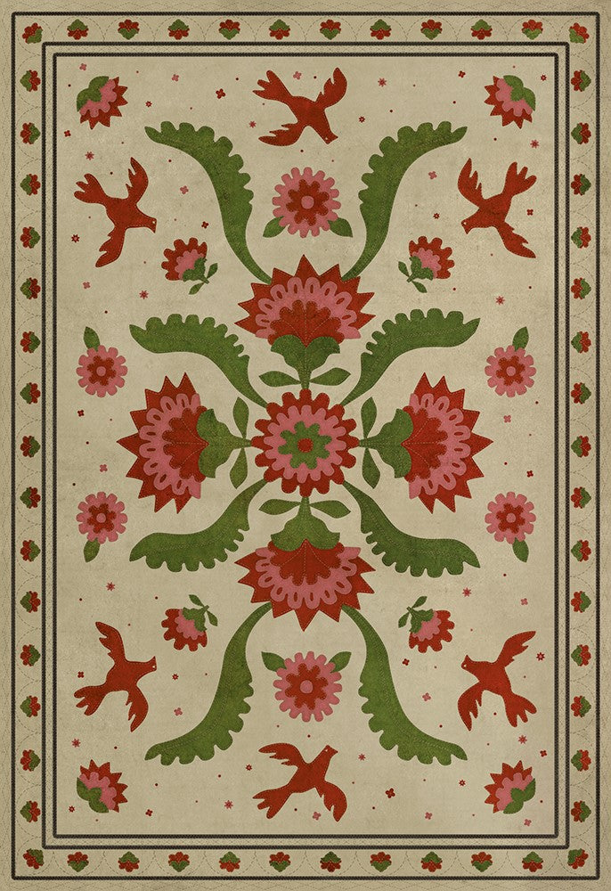 spicher and company williamsburg applique the frolic rug