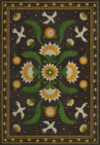 spicher and company williamsburg applique the greenest dells rug