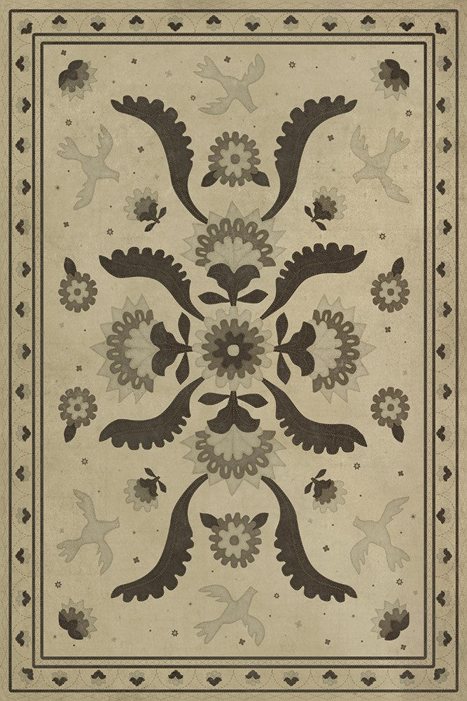 spicher and company williamsburg applique with joy we strung rug