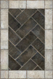 spicher and company williamsburg herringbone pewterware rug