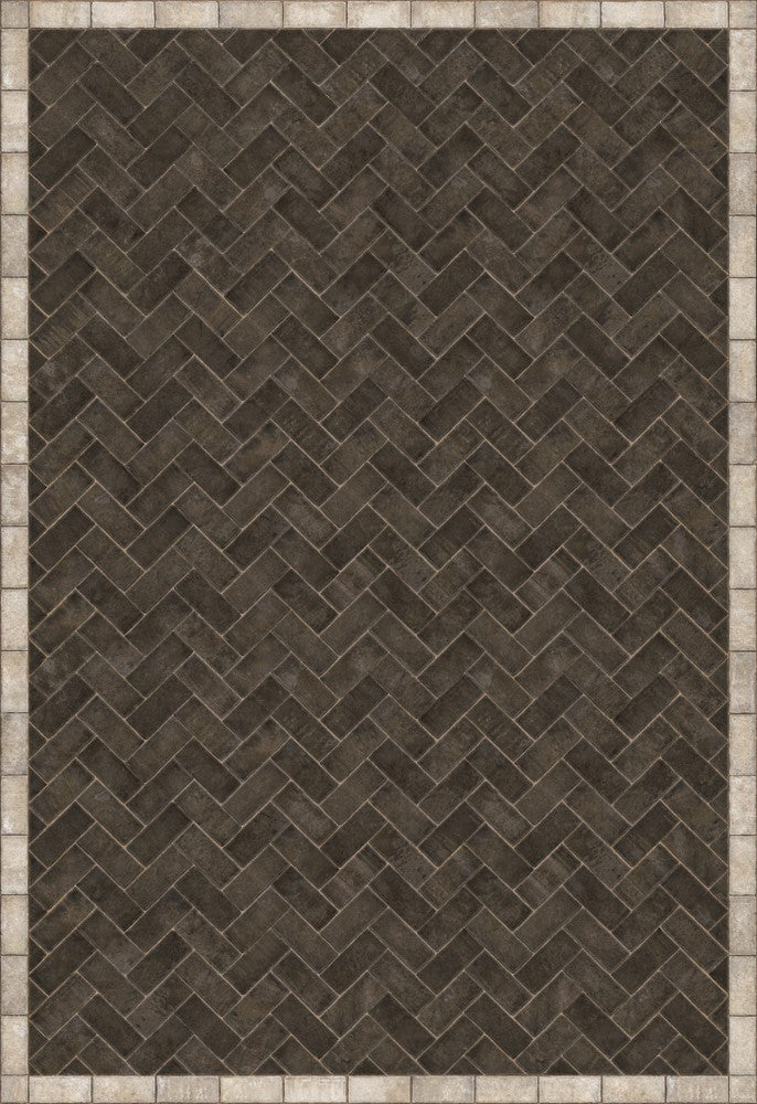 spicher and company williamsburg herringbone pewterware rug
