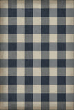 spicher and company williamsburg gingham canvas blue rug