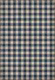 spicher and company williamsburg gingham canvas blue rug