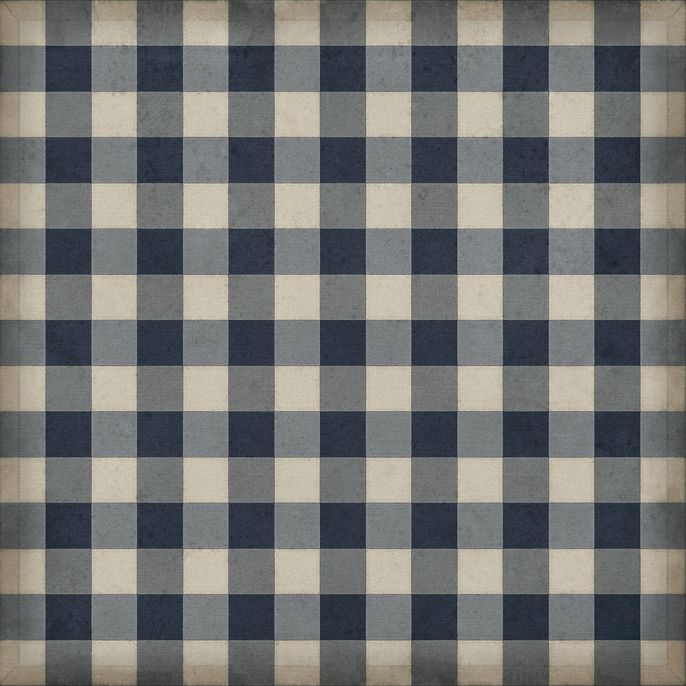 spicher and company williamsburg gingham canvas blue rug