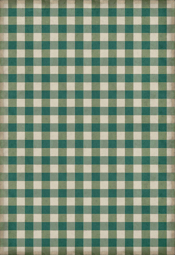 spicher and company williamsburg gingham canvas green rug