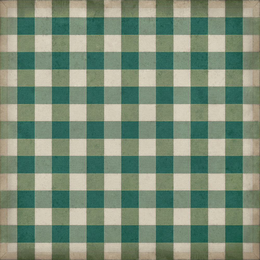 spicher and company williamsburg gingham canvas green rug