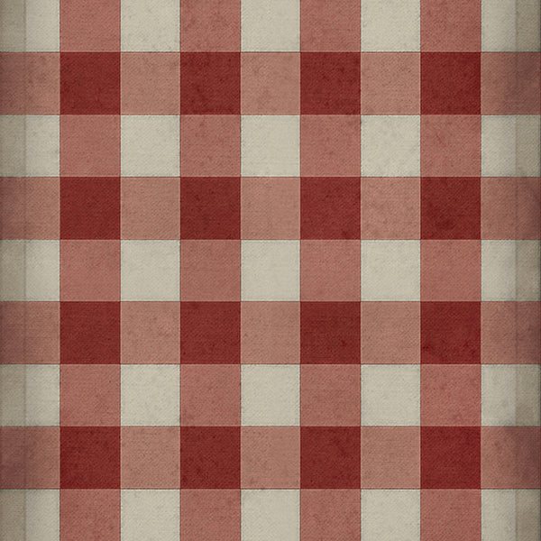 spicher and company williamsburg gingham canvas red rug